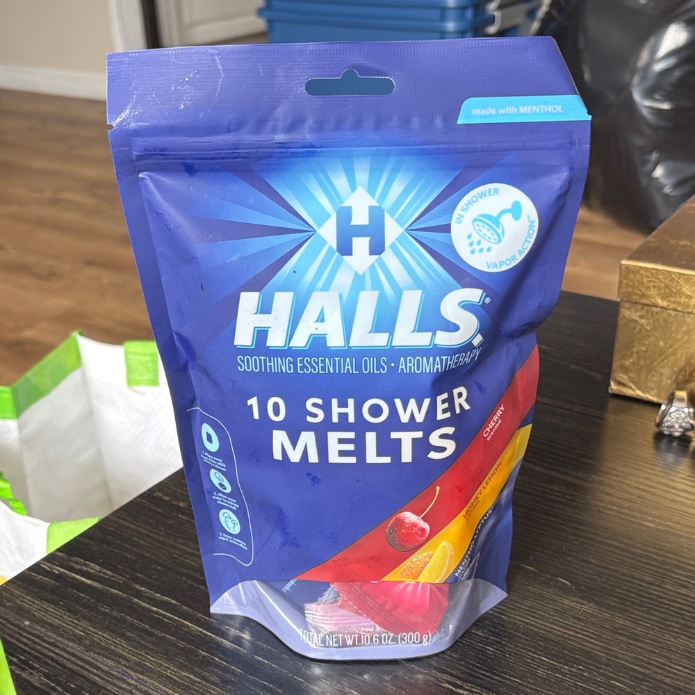 Blue Shower Melts with Menthol